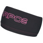 Opaska Karpos Alagna Headband czarny/różówy Black/Cabaret