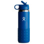 Butelka dla dziecka Hydro Flask Kids Wide Mouth 20 oz Straw Lid/Boot niebieski STREAM