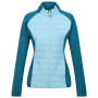 Kurtka damska Regatta Wmn Clumber Hyb IV niebieski Sea Haze/Gulfstream