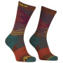Skarpety męskie Ortovox All Mountain Mid Socks M czerwony/niebieski clay orange