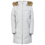 Damski płaszcz zimowy Fundango Puppis Padded Jacket jasnoszary stone