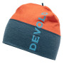 Czapka Devold Running Beanie niebieski/pomarańczowy Pond