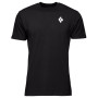 Koszulka męska Black Diamond M BD MOUNTAIN BADGE SS TEE czarny black