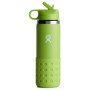 Butelka dla dziecka Hydro Flask Kids Wide Mouth 20 oz Straw Lid/Boot zielony SEAGRASS