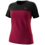 Damska koszulka Dynafit Traverse S-Tech S/S Tee W bordowy Beet Red