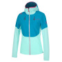 Bluza damska La Sportiva Session Tech Hoody W niebieski/jasnoniebieski Turquoise/Crystal