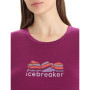 Damska koszulka Icebreaker Women Tech Lite II SS Tee Mountain Geology