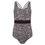 Damski strój kąpielowy Dare 2b Make Waves Swim czarny/biały BlackDot/Blk