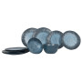 Zestaw naczyń Gimex Tableware dark blue 12 pcs