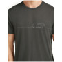 Męska koszulka Icebreaker Merino Blend Core SS Tee Single Line Camp