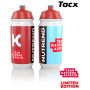 Bidon Nutrend Butelka Tacx 0,5l czerwony/niebieski