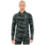 Męska koszulka Mons Royale Cascade Merino Flex 200 1/4 Zip Rosin Motion