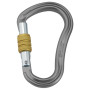 Karabinek Rock Empire Carabiner HMS Magnum Screw szary Grey