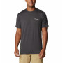 Koszulka męska Columbia Tech Trail Graphic Tee zarys Black Heather, Summits 7 Graphic