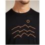 Męska koszulka Icebreaker Merino Blend 125 Cool-Lite™ Sphere SS Tee Across the Peaks