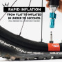 Pompka Peaty´s Holeshot Co2 Pumpa + Bombičky 2 Ks - Mtb