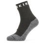 Wodoodporne skarpety SealSkinz WP Warm Weather Soft Touch czarny/szary Black/GreyMarl/White