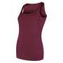 Damski podkoszulek Sensor Merino Air czerwony red