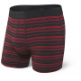 Bokserki Saxx Platinum Boxer Brief Fly czarny/czerwony Black/RedTidalStripe
