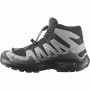 Buty dziecięce Salomon Xa Pro Mid Wp J Black-Sedona Sage-Wrought Iron