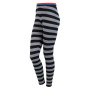 Damskie kalesony Sensor Merino Wool Active czarny/szary BlackStripes