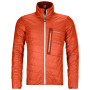 Kurtka męska Ortovox Piz Boval Jacket pomarańczowy ClayOrange