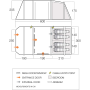 Namiot rodzinny Vango Lismore Air TC 450 Package