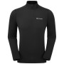 Męska koszulka Montane Dart Xt Zip Neck czarny Black