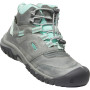 Buty dziecięce Keen Ridge Flex Mid Wp Youth jasnoszary grey/blue tint