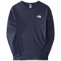 Koszulka męska The North Face Simple Dome Tee Long Sleeve niebieski Summit Navy