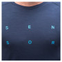 Męska koszulka Sensor Merino Blend Typo deep blue