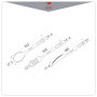Sztućce Keith Titanium 3-Piece Titanium Cutlery Set