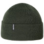 Dzianinowa czapka z merynosów Kama LA05 ciemnozielony dark green