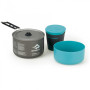 Zestaw naczyń Sea to Summit Alpha Set 1.1 szary/niebieski Pacific Blue / Grey