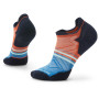 Skarpety męskie Smartwool Run Targeted Cushion Low Ankle Pattern pomarańczowy/czarny orange rust