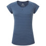 Koszulka damska Mountain Equipment Equinox Wmns Tee niebieski Me-01519 Denim Blue Stripe
