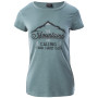 Koszulka damska Hi-Tec Lady Nulis zarys Silver Pine Melange