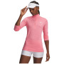 Damska koszulka Under Armour Tech 1/2 Zip- Twist różowy Pink