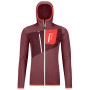 Bluza damska Ortovox Fleece Grid Hoody W's 2023 różowy Mountain Rose