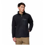 Bluza męska Columbia Fast Trek™ Overlay Full Zip czarny Black