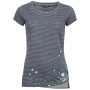 Koszulka damska Chillaz Fancy Little Dot 2021 ciemnoniebieski IndigoBlueStripesWashed