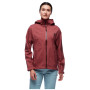 Kurtka damska Black Diamond Stormline Stretch Rain Shell bordowy Cherrywood