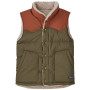 Męska kamizelka puchowa Patagonia Reversible Bivy Down Vest zielony/brązowy Basin Green