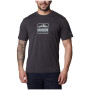 Koszulka męska Columbia Tech Trail™ Front Graphic SS Tee ciemnoszary Black Hthr, Tested Tough PDX Graphic