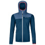 Bluza damska Ortovox Fleece Plus Hoody W niebieski petrol blue