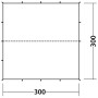 Tarp Robens Tarp 3 x 3 m (green)