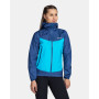 Kurtka damska Kilpi Hurricane niebieski/jasnoniebieski dark blue