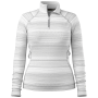 Damska koszulka Smartwool W Classic Thermal Merino Base Layer 1/4 Zip szary LIGHT GRAY COLOR SHIFT