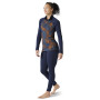 Damska koszulka Smartwool W Merino 250 Bl Pattern 1/4 Zip Boxed