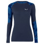 Koszulka damska Salewa Cristallo Warm Amr W L/S Tee. ciemnoniebieski NavyBlazer